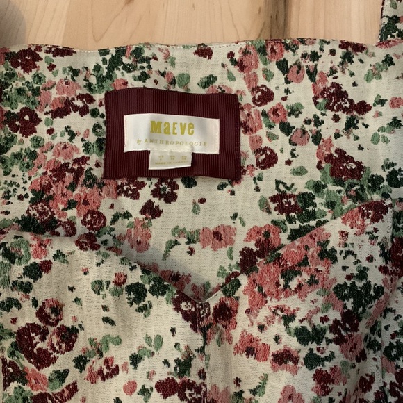 Anthropologie Floral Long Sleeve Top - Picture 2 of 2